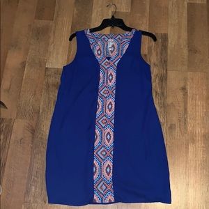 Junior v neck dress